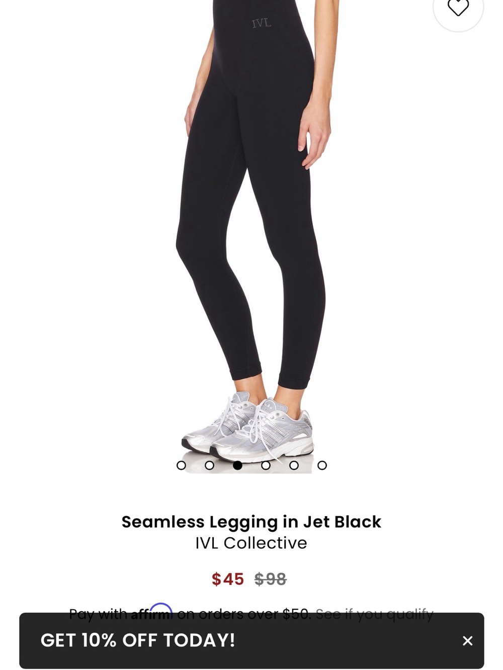 IVL Collective High-Rise Seamless Legging — Black